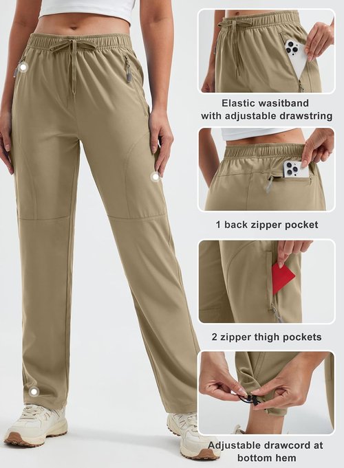 Libin Women's Hiking Pants - Lightweight Quick-Dry Cargo Design for Outdoor Adventures | Casual Travel Wear