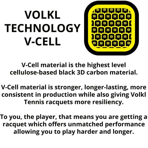VOLKL V-Cell 1 | Tennis Racquet | Featuring REVA | Grip Sizes: 1-5 | *UNSTRUNG*
