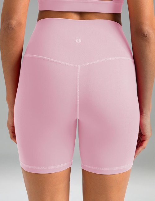 Colorfulkoala High Waist Biker Shorts - Dreamlux No Front Seam Yoga Shorts for Women | 6" Inseam