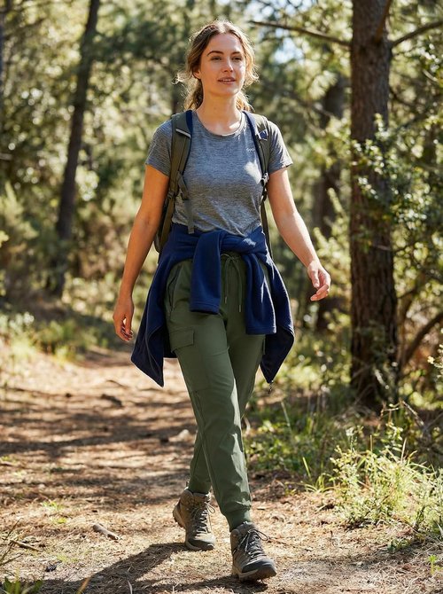 Libin Women's Cargo Joggers - Lightweight Quick-Dry Hiking Pants for Casual Travel | Versatile Comfort