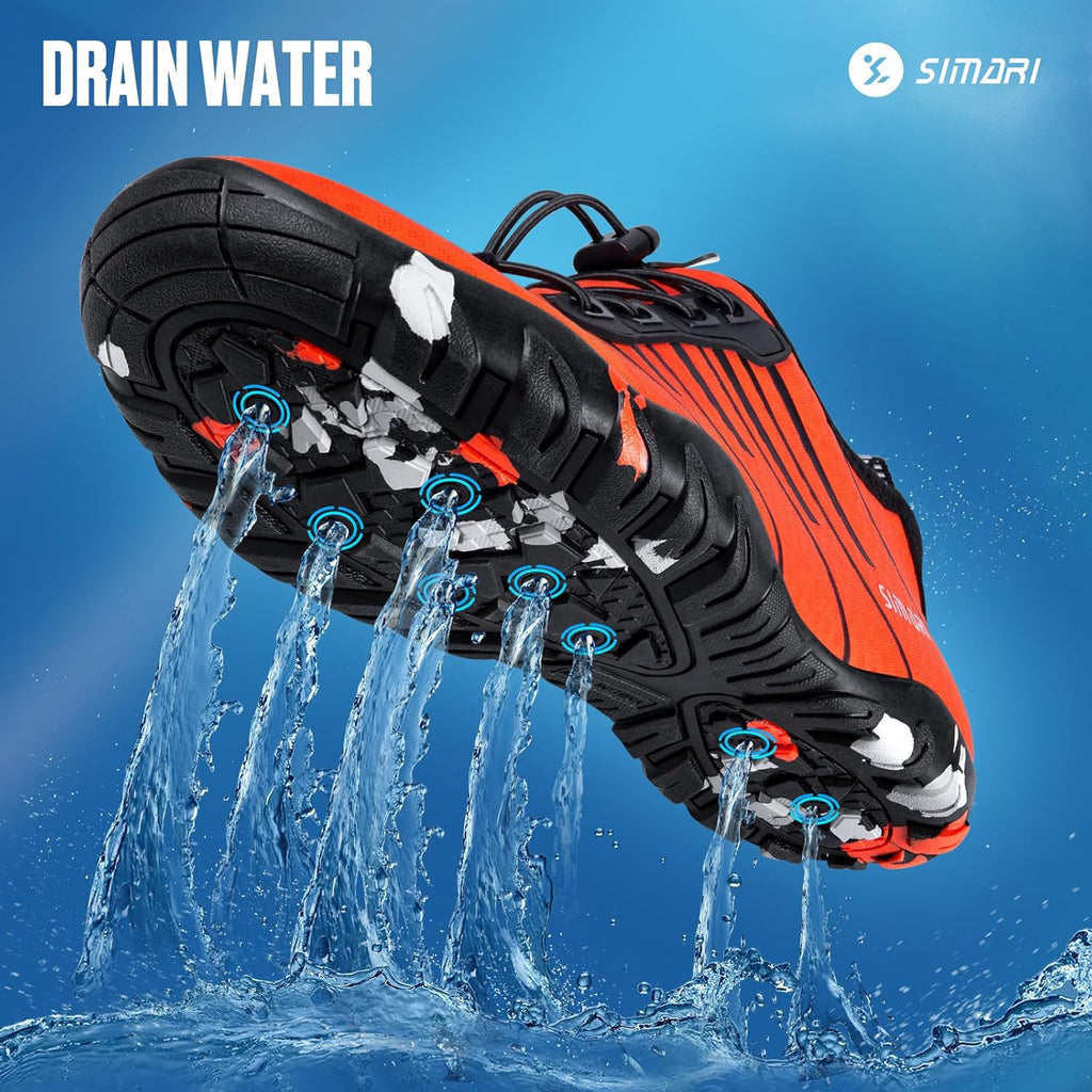 SIMARI Water Shoes - Quick-Dry Aqua Socks for Men & Women | Lightweight Non-Slip Swim Shoes for Beach & Water Sports