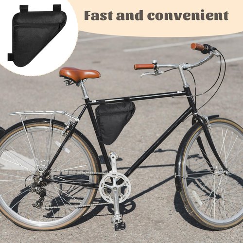 Tweruna Small Bike Frame Bag, Triangle Bicycle Bag, Bicycle Frame Bags Mountain Bike Pouch for Road