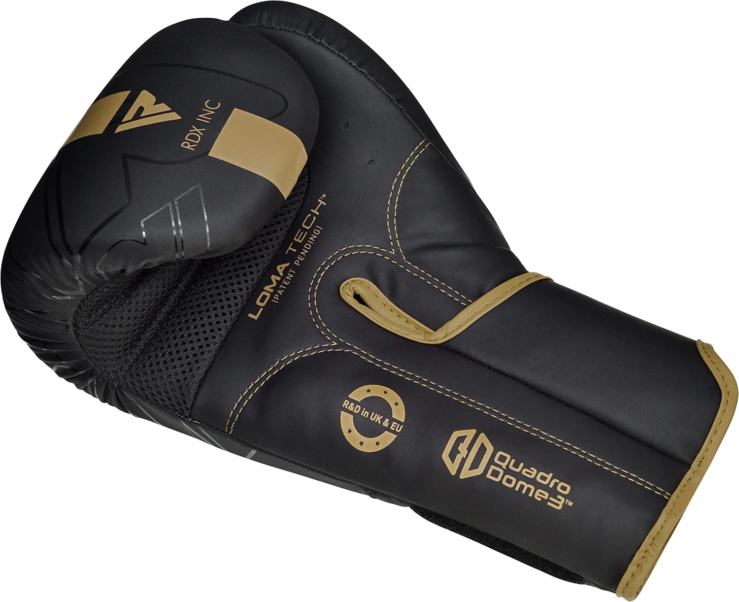 RDX Boxing Gloves - Pro Training & Sparring Gear | Maya Hide Leather, Ventilated Palm, 8-18 Oz Sizes