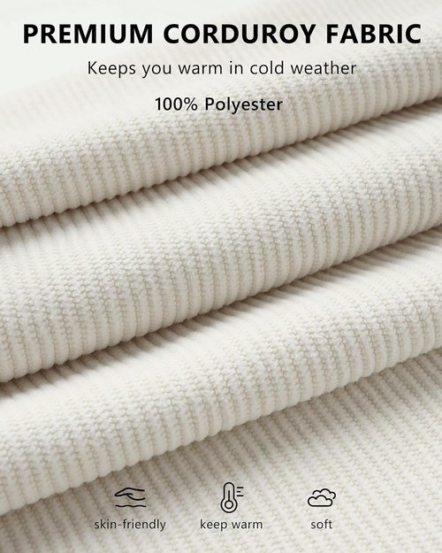 GADIEMKENSD Winter Trapper Hat - Ear Warmer Flaps & Corduroy Design for Men and Women