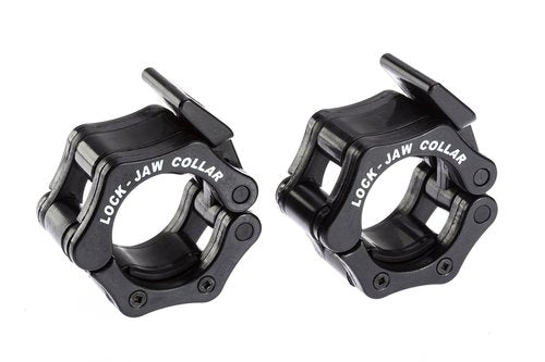 IRON COMPANY Ironcompany.com Lock-Jaw 2 Inch Olympic Barbell Collar Pair Black