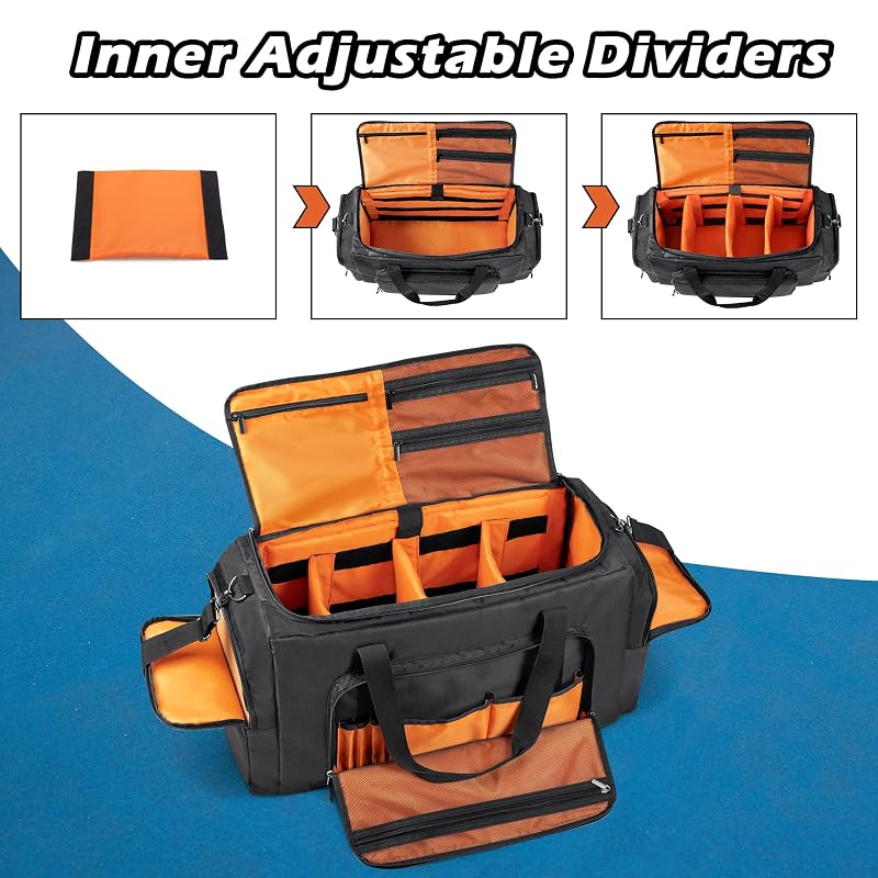 DSLEAF Sneaker Travel Bag 4 Shoes Duffle Bag with Dividers