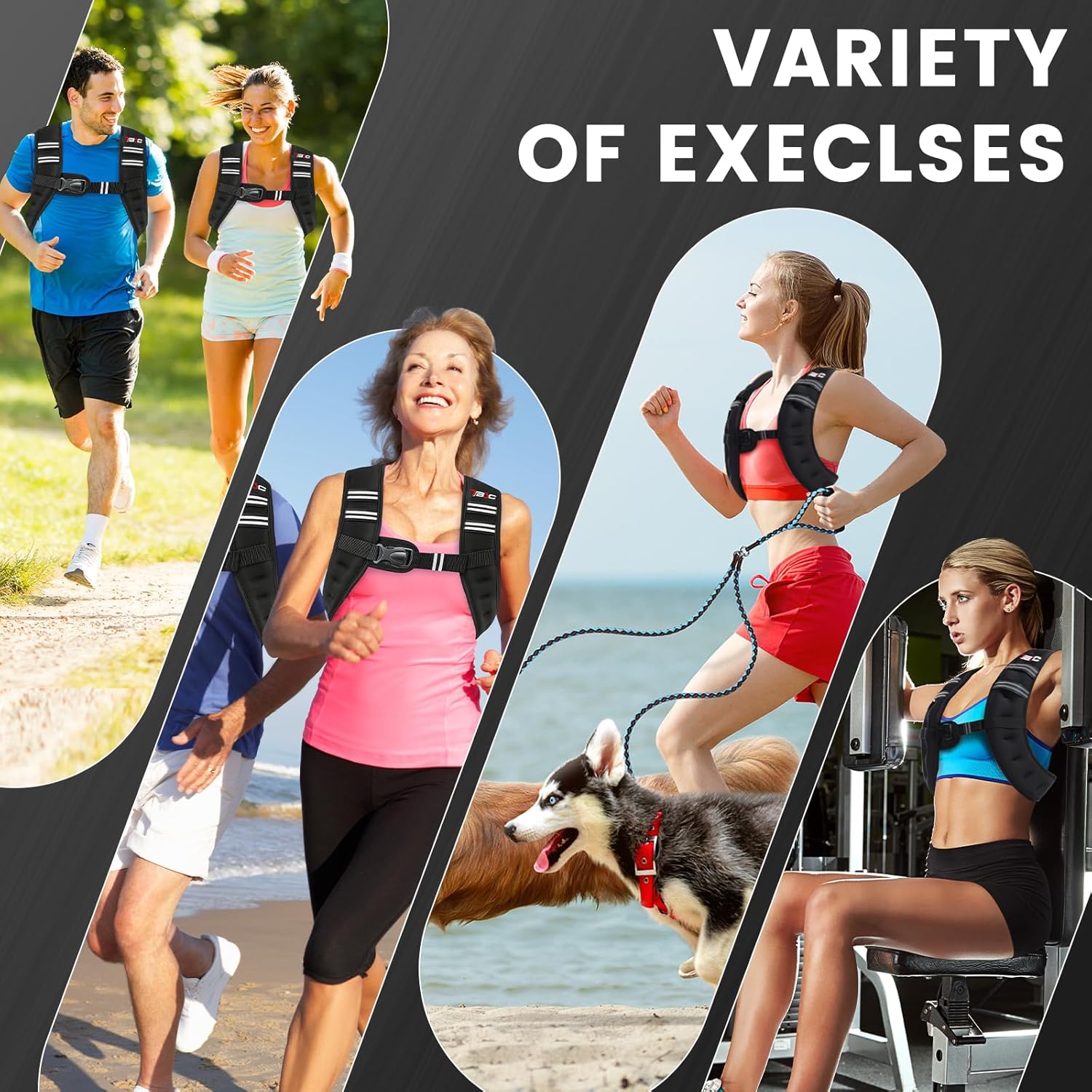 Skiennix Weighted Vest for Women - Reflective Fitness Vest for Walking & Strength Training | 6lb-30lb Options