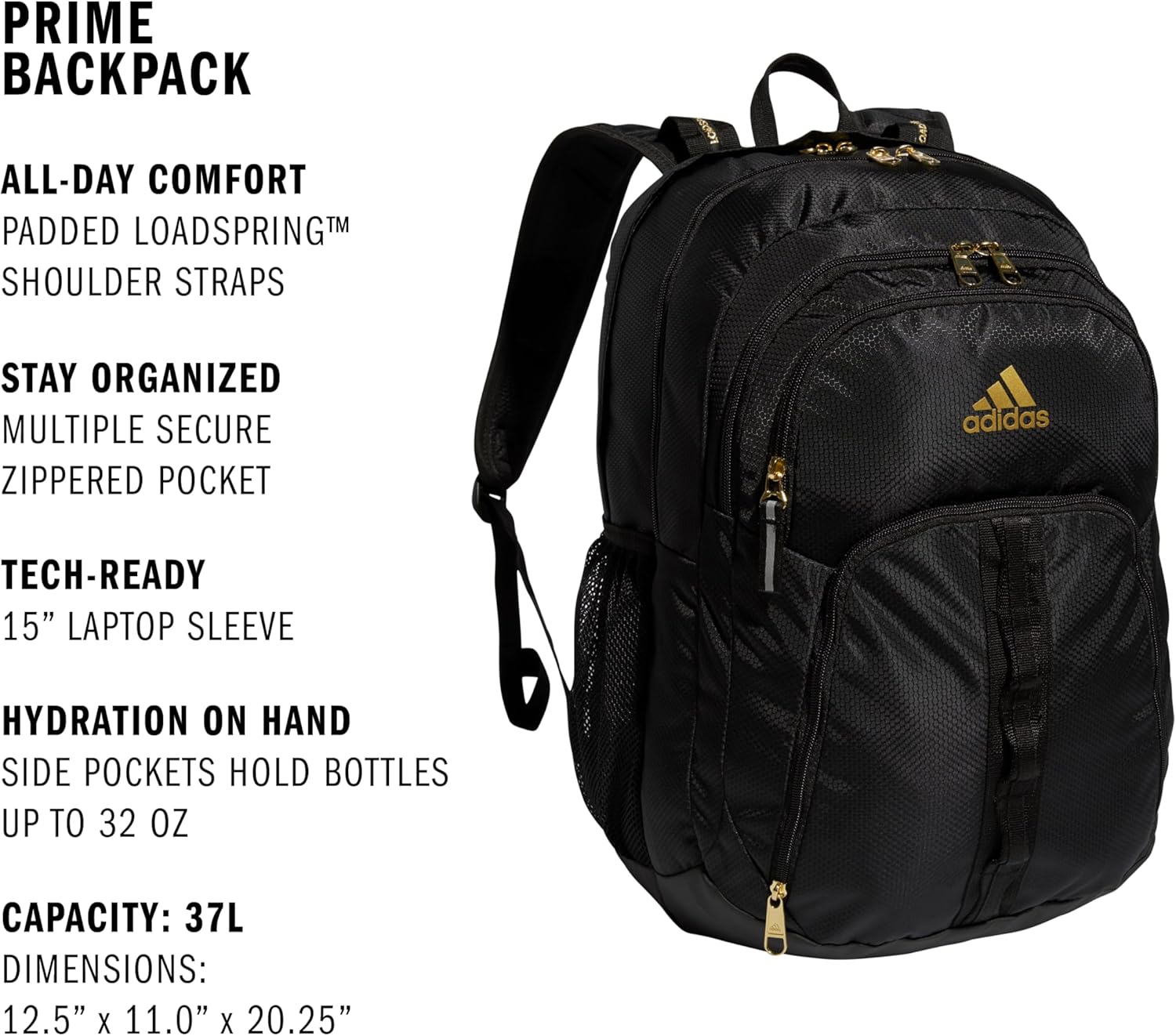 Prime 6 Backpack - Durable Travel Bag with Multiple Compartments | Stylish and Functional Design