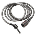 Kryptonite Keeper 512 Combo Bike Lock, 4ft. x 5mm Braided Steel Cable Anti-Theft Security Cable Lock with 4-Digit Combination for Outdoor Equipment, Bicycles, Scooters, Fence, Gate