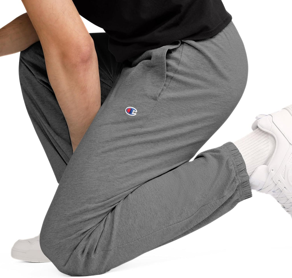 Champion Men's Lounge Pants - Lightweight 100% Cotton, Cinched-Bottom Design | Regular & Big & Tall Sizes