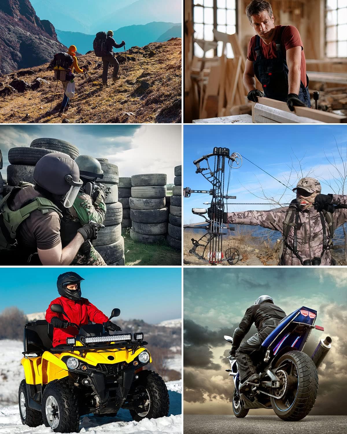 Skiennix Tactical Gloves - Touchscreen Military Combat Gloves for Men | Black Airsoft & Outdoor Use