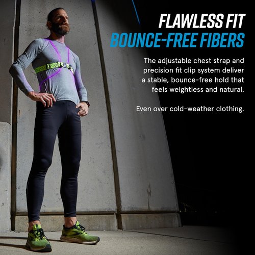 noxgear Tracer2 Multicolor Light Up and Reflective Running Vest with 500 Lumen Chest Light | Adjustable Fit, Rechargeable, Waterproof | Running Lights for Runners and Walkers |(Size: Small)
