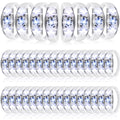 JellyArch 40 Pcs White LED Glow Bracelets, Sound Activated LED Bracelets for Wedding Reception Party Favors, Bridal Shower, Bachelorette Party, Rave, Concert, Birthday and Night Events