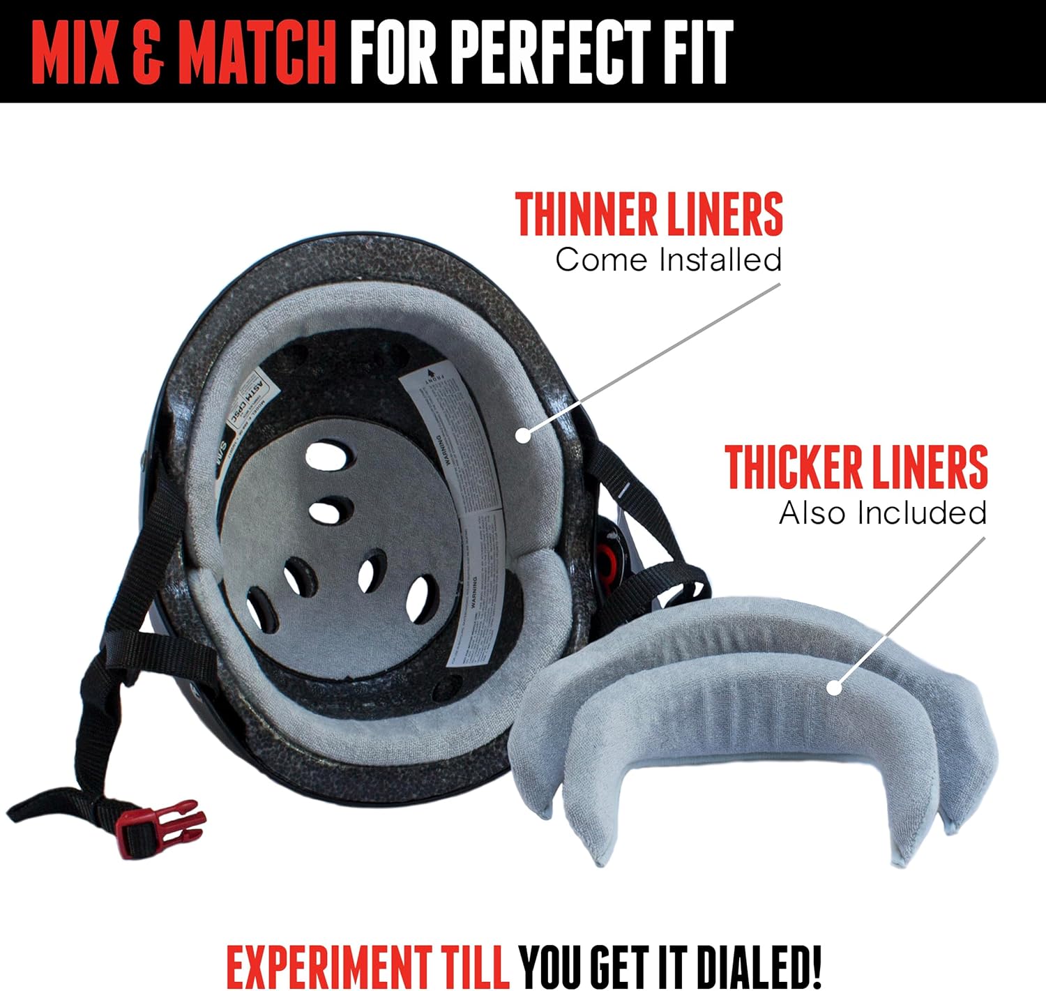Triple Eight Certified Sweatsaver Helmet - Ultimate Protection for Skateboarding, BMX, and More