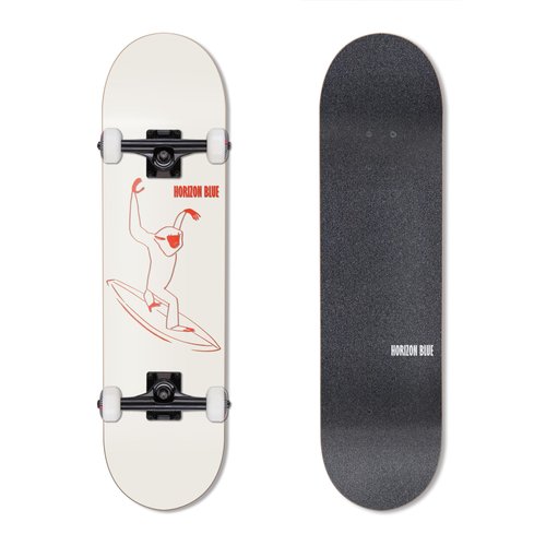 HORIZON BLUE 31.75inch Maple Skateboard Skateboard Complete for Beginners, Intermediate and Pros (Mimic)