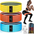 Renoj Resistance Bands - 3-Piece Professional Exercise Set for Pilates, Yoga & Home Gym | Heavy, Medium & Light Fabric Loops