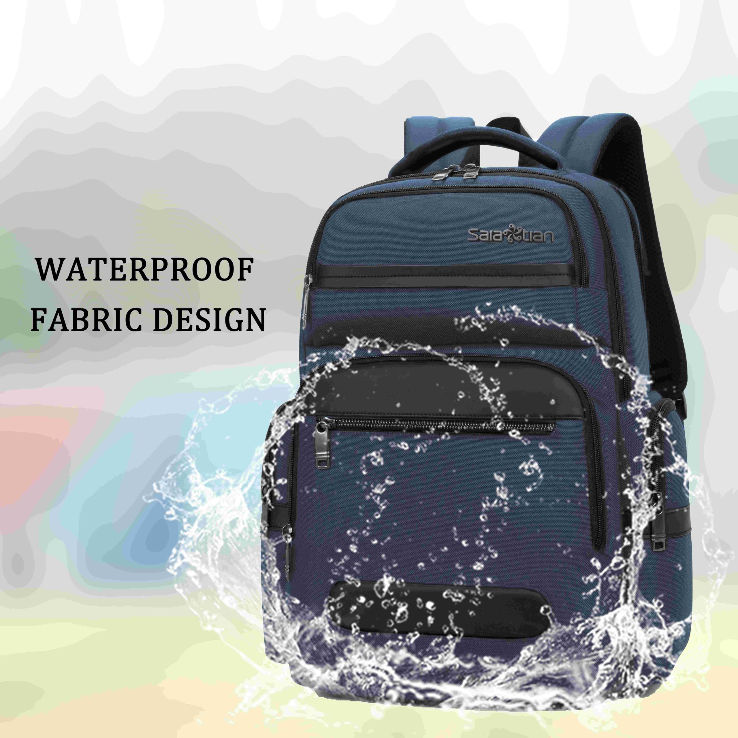 SAIA TIAN Multi-Functional Travel Laptop Backpack, Water-Resistant Large Capacity Bookbag for Work, College, and Weekend Trips