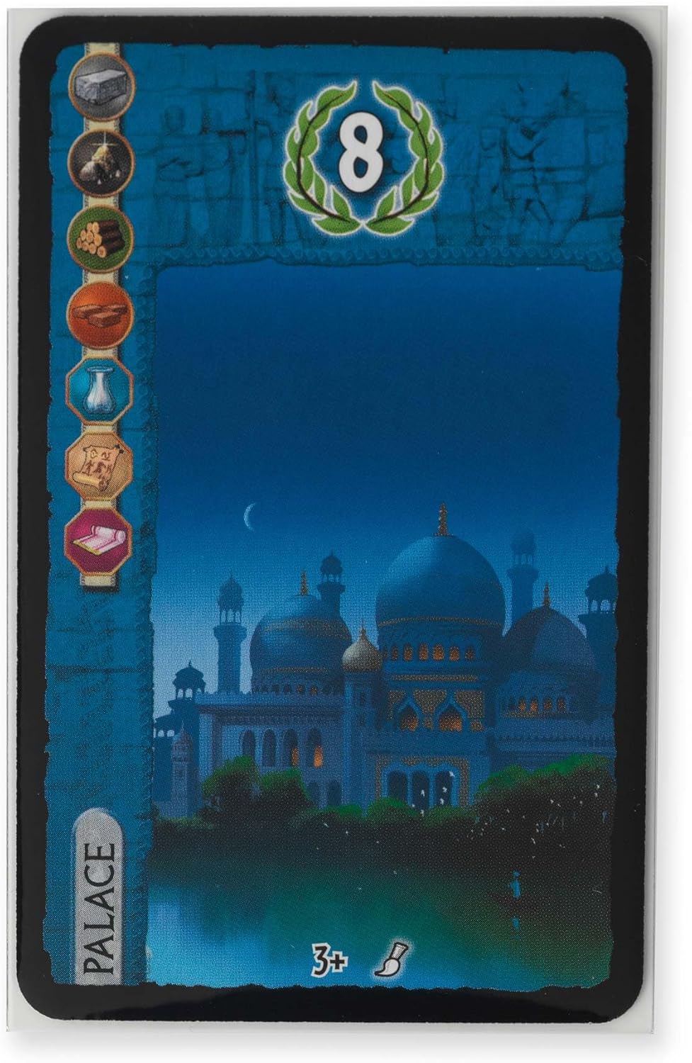 Vault X Extra Large Board Game Sleeves - Premium Quality Clear Protection | 67 x 102mm (80 Pack) Compatible with 7 Wonders