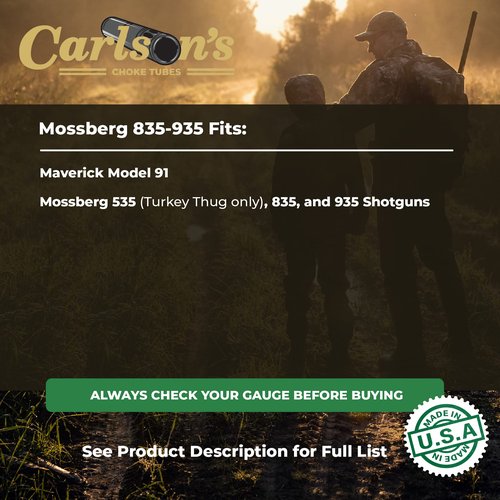 Carlsons Choke Tubes 12 Gauge for Mossberg M835-M935 [ Skeet | 0.767 Diameter ] Stainless Steel | Flush Mount Replacement Choke Tube | Made in USA