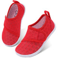 LeIsfIt Boys Girls Water Shoes Kids Aqua Socks Toddler Quick-Dry Swimming Shoes Non-Slip Summer Shoe for Beach Pool Surf, Red, 9 Toddler