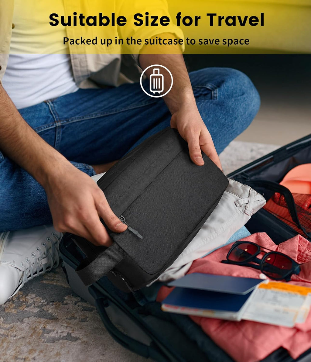 Vorspack Travel Toiletry Bag for Men - Water-Resistant Hanging Organizer | Perfect for Toiletries & Accessories