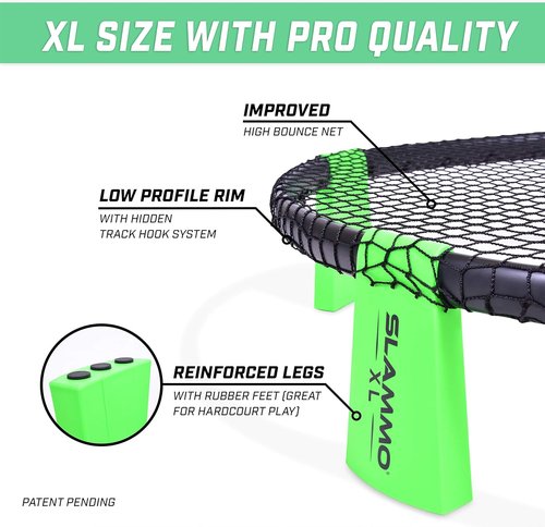 GoSports Slammo XL Game Set - 48" Net for Beginners & Group Play | Perfect for Outdoor Fun