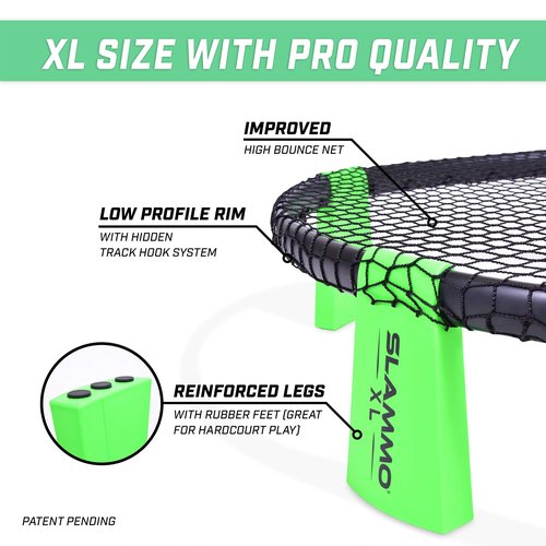 GoSports Slammo XL Game Set | Huge 48" Net | Great for Beginners, Younger Players or Group Play