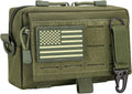 Skiennix Tactical Molle Admin Pouch - EDC Organizer with Quick-Access Zipper | MOLLE-Compatible Utility Bag for Outdoor Use