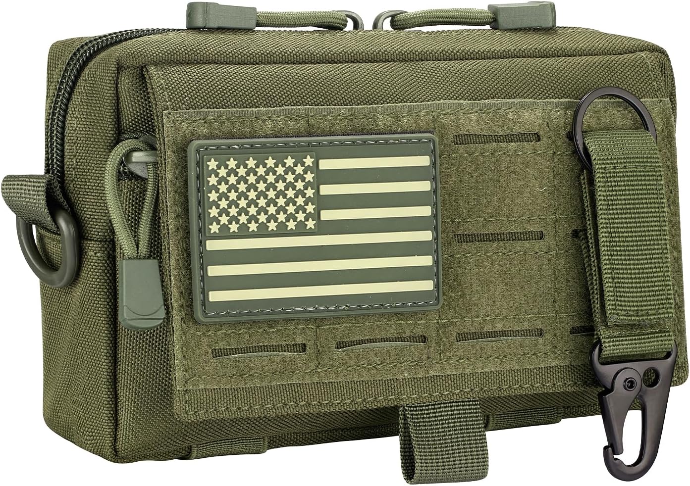 Skiennix Tactical Molle Admin Pouch - EDC Organizer with Quick-Access Zipper | MOLLE-Compatible Utility Bag for Outdoor Use