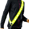 NordicFlows Rechargeable LED Lights Safety Vest – Reflective and Lighted Sash for Night Walks, Running, and Walking the Dog in the Dark Gear