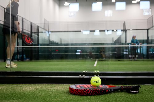 Gamma RZR Padel Racket – Teardrop Shape for Power & Control, Microbead Texture for Precision & Spin, Lightweight, Durable Racquet for Beginner to Intermediate Players