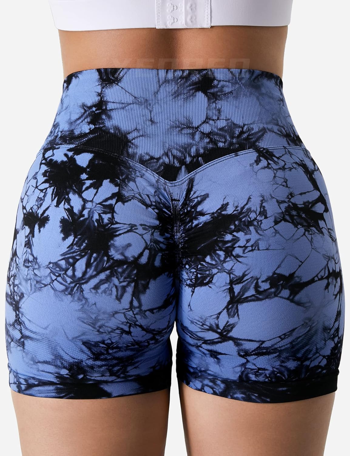 YEOREO Women's High Waisted Scrunch Workout Shorts - Seamless Contour Design | 3.6" Length