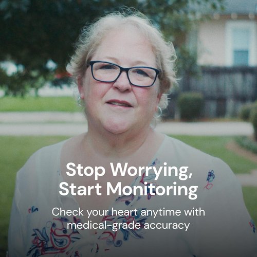 KardiaMobile EKG Monitor - FDA-Cleared Personal Heart Monitor | Detects AFib & Arrhythmias, Pocket Size