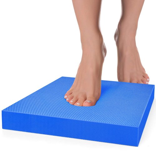 Balance Pad 19.68" * 15.75" * 2.4", Extra Large Foam Balance Board Stability Pad Non-Slip Exercise Foam Pad for Rehabilitation Stability Workout Knee and Ankle Exercise Strength Training
