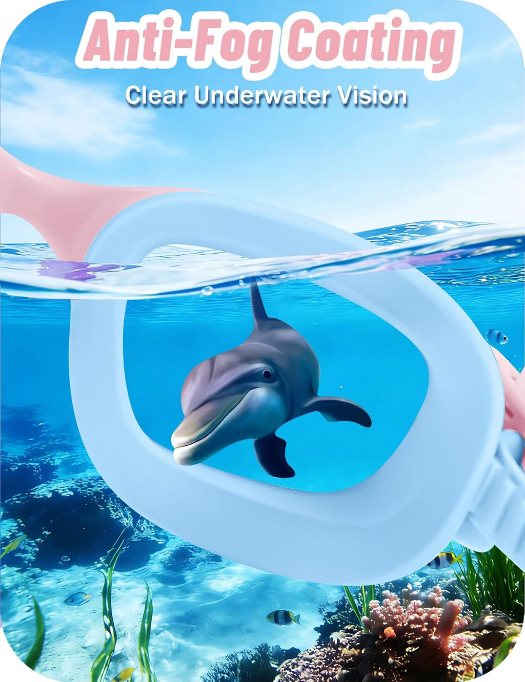 Vvinca Kids Swim Goggles - Anti-Fog UV Protection | Leak-Proof Pool Glasses for Ages 3-14