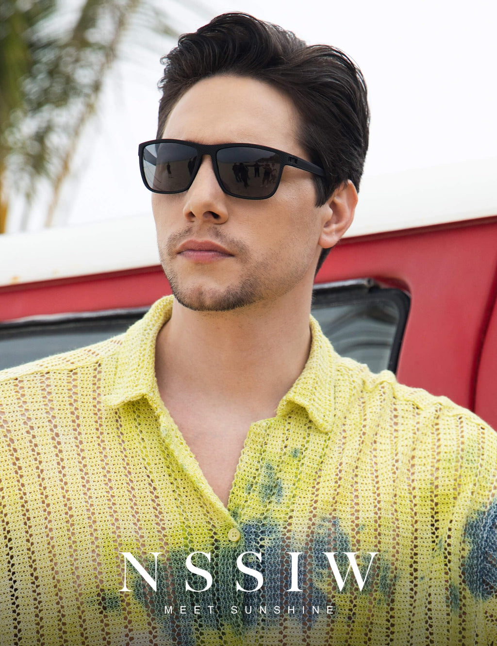 NSSIW Mens-Sunglasses Polarized Sunglasses Men : Classic Sun Glasses with UV Protection for Driving Fishing Golf 4 Packs