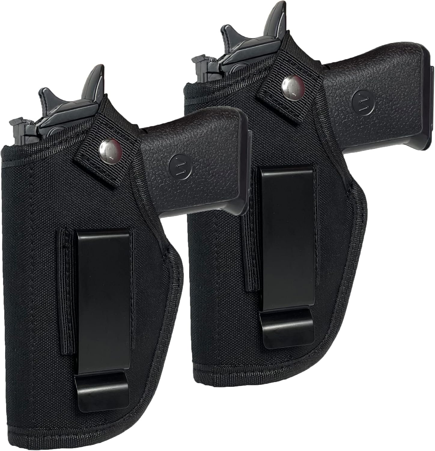 Skiennix Universal Gun Holster - Concealed Carry for Right/Left Hand Draw | Fits Subcompact & Compact Handguns, Black