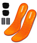 Heated Insoles Battery Powered - Arch Support Cuttable Heating Insoles for Women and Men, Upgraded 4000mAh Battery Pack