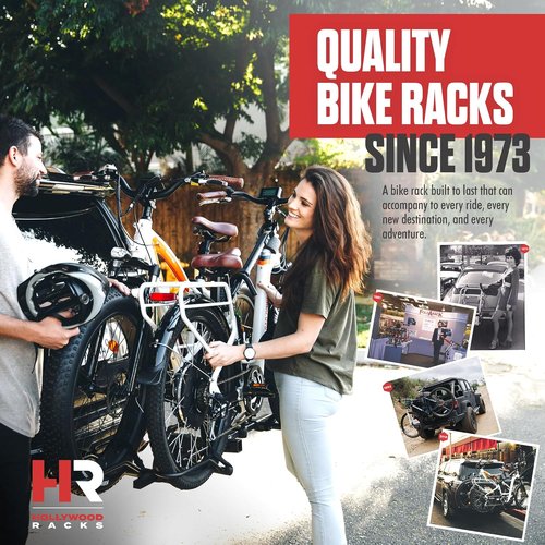 Hollywood Racks Sport Rider 2 Hitch Bike Rack - Heavy Duty, Foldable Design for 2 Bikes up to 80 lbs Each