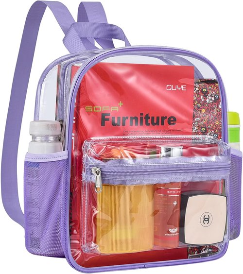 MAYTREE Clear Stadium Bag - Perfect for Concerts, Festivals, and Sports Events | Durable & Spacious
