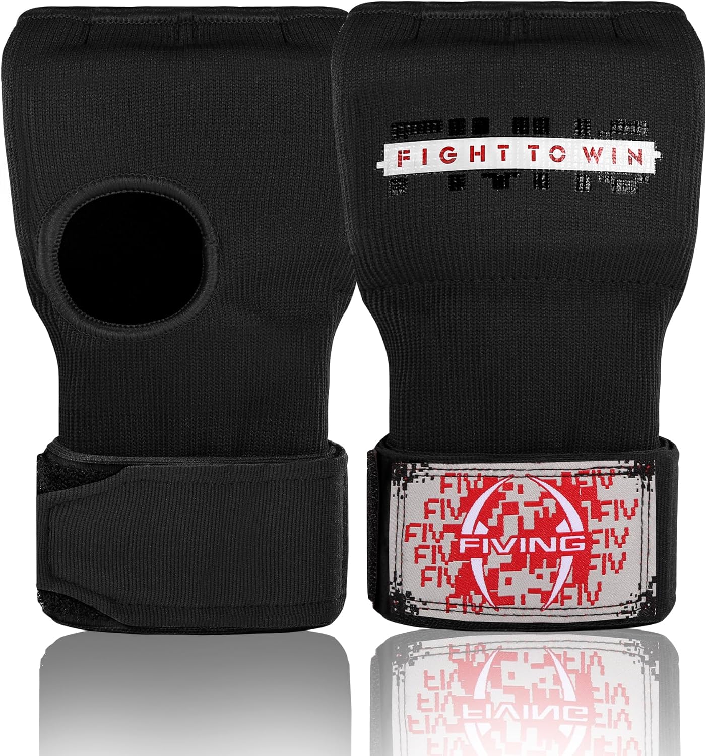 Skiennix Gel Padded Inner Gloves - Quick Elastic Hand Wraps for Boxing & MMA | Unisex Knuckle Protection