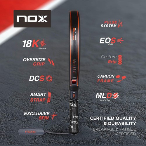 Padel Racket AT10 Genius 18K Alum by Agustin Tapia 2025 | Luxury Teardrop Pala Padel | Enhanced EOS Flap & NOX Custom Grip Technology Dual Texture Spin Control Advanced paddle racket Elite Performance
