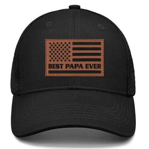 IORTY RTTY Papa Gifts from Grandkids Fathers Day Christmas Birthday Gifts for Grandpa American Flag Hat for Papa