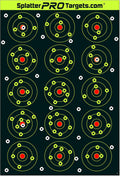 Splatter Targets by [Brand Name] - 12x18 Inches | Bright Impact Burst for Instant Shot Visibility