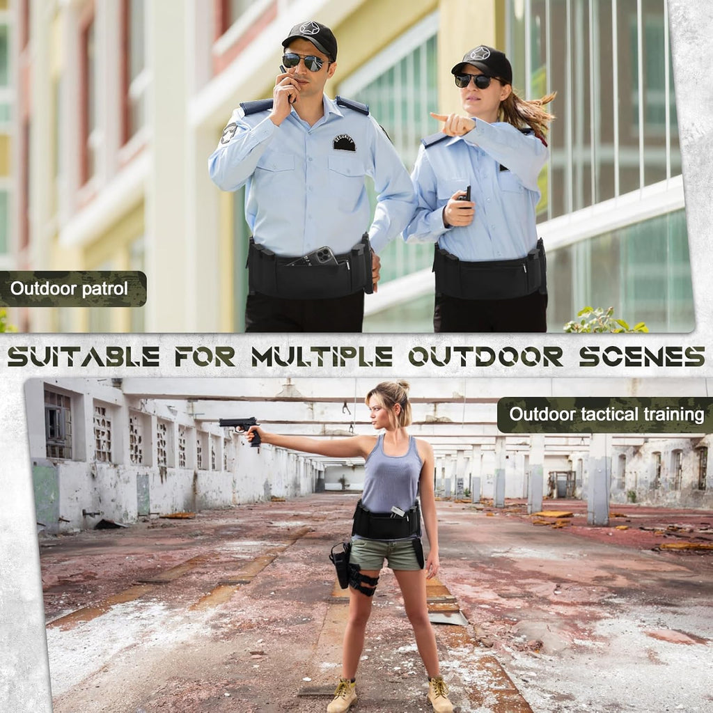 Skiennix Belly Band Holster - Ambidextrous Concealed Carry for Most Pistols & Revolvers | Adjustable Fit