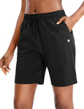 G Gradual Women's Bermuda Shorts - Comfortable Elastic Waist with Deep Pockets | 7" & 9" Sizes