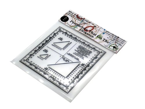 Military Map Protractor — US Army GTA 05-02-012 Coordinate Scale | Land Navigation | Degrees & Mils | 1:25,000–1:100,000 | PETG | Made in Australia