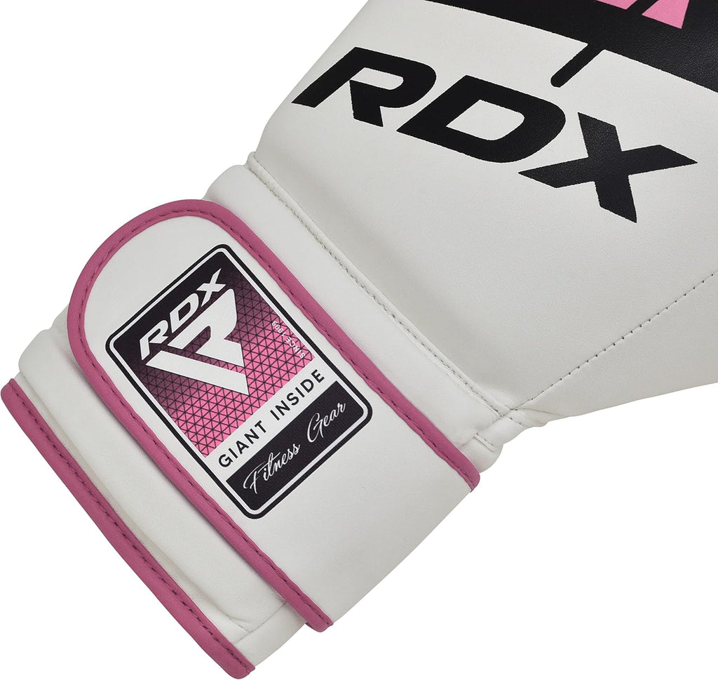 RDX Boxing Gloves EGO - Maya Hide Leather Sparring & Training Mitts | Ventilated Support, 8-16 oz