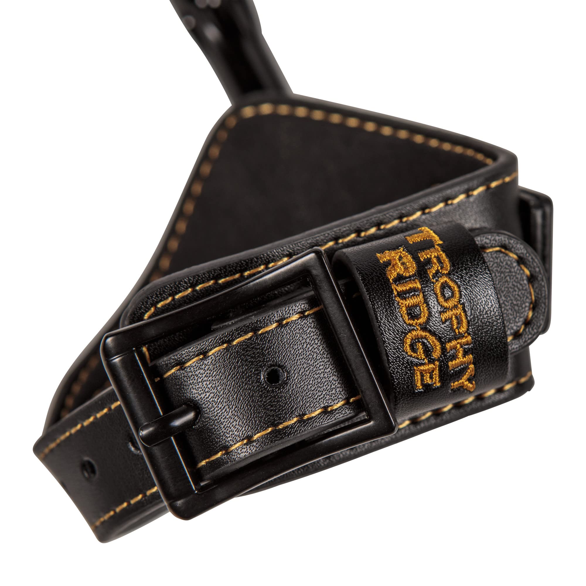 Trophy Ridge 10-Ring Archery Bow Release - Compact Dual-Caliper Design, 360° Rotating Head, 360° Swiveling Arm, Adjustable Length, Trigger Travel Tuning, Premium Leather Buckle Strap