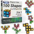 TOSY Magnet Cube 2x2 - 2-in-1 Puzzle Cube & Customizable Infinity Cube | Sensory STEM Toy for Kids